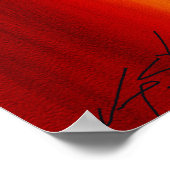 Ember Skyline Abstrakt Poster (Ecke)