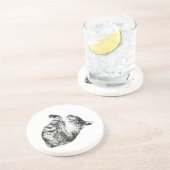 Ember-Step Purr Getränkeuntersetzer (Seite)