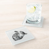 Ember-Step Purr Glasuntersetzer (Schrägansicht)