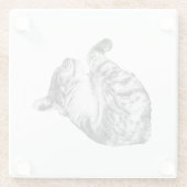 Ember-Step Purr Glasuntersetzer (Rückseite)