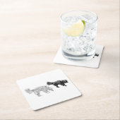 Ember Table, Scentwork Scene Rechteckiger Pappuntersetzer (Vor Ort)