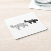 Ember Table, Scentwork Scene Rechteckiger Pappuntersetzer (angewinkelt)