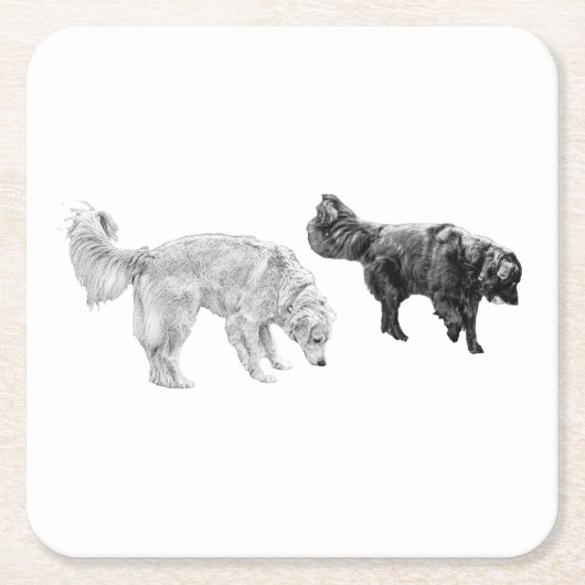 Ember Table, Scentwork Scene Rechteckiger Pappuntersetzer (Vorderseite)