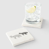 Ember Table, Scentwork Scene Steinuntersetzer (Seitenansicht)