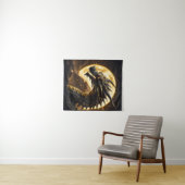 Ember The Dragon Wall Hanging Bedroom Decor Wandteppich (Beispiel (Horizontal))