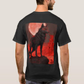 Ember Wolf: Wächter der Schwarzen Wüste T-Shirt (Rückseite)