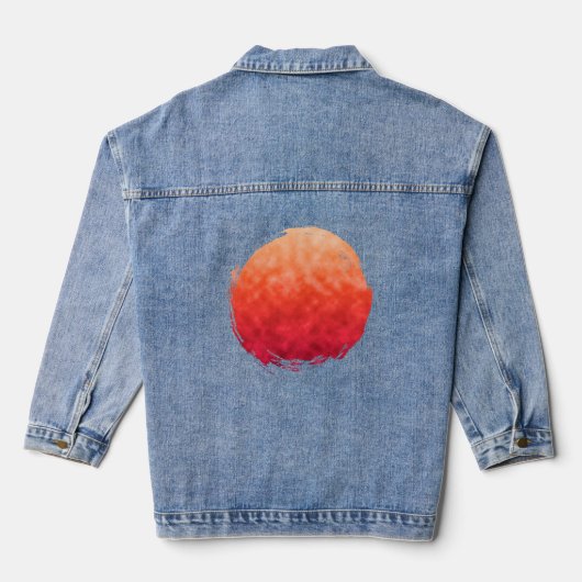 Emberblush-Anstieg Jeansjacke (Rückseite)