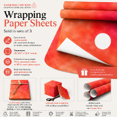 Emberblush Rise Geschenkpapier Set