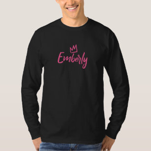 Emberly, die Königin Rosa Krone für Frauen, Embe g T-Shirt
