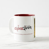 Embermug - nach einer Form Zweifarbige Tasse (Vorderseite Links)