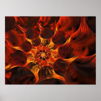 Embers Abstraktes digitales Fraktal Kunst