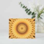 Embers Mandala Postkarte (Stehend Vorderseite)