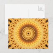 Embers Mandala Postkarte (Vorne/Hinten)