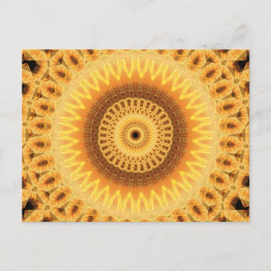 Embers Mandala Postkarte (Vorderseite)
