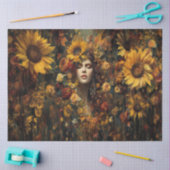 Embers of Autumn Awakening Tissue Paper Seidenpapier (Basteln)