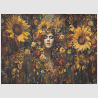 Embers of Autumn Awakening Tissue Paper Seidenpapier