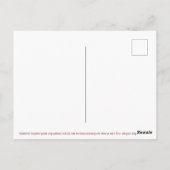 'Embertime' vergessene Gitarrenlieder Postkarte (Rückseite)