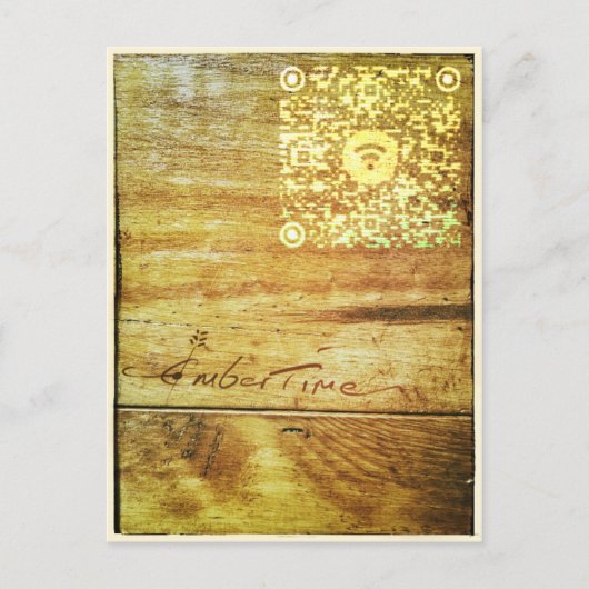 'Embertime' vergessene Gitarrenlieder Postkarte (Vorderseite)