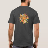 "EMBERWAVE" Helle Vibes Design T-Shirt (Rückseite)