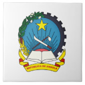 Emblem Angolas Fliese (Vorderseite)
