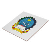 Emblem Angolas Fliese (Seite)