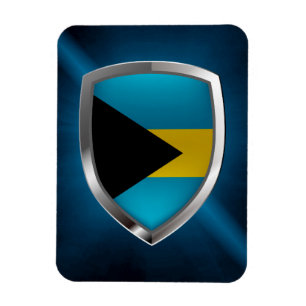 Emblem Bahamas Mettalic Magnet