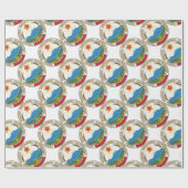 Emblem der armenischen sowjetischen geschenkpapier (Flach)