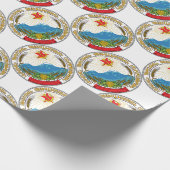 Emblem der armenischen sowjetischen geschenkpapier (Ecke)