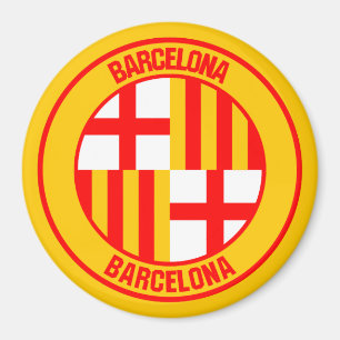 Emblem der Barcelona-Runde Magnet
