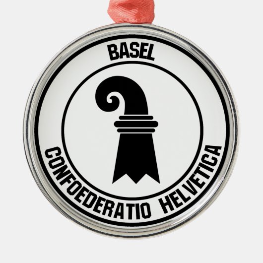 Emblem der Basler Runde Ornament Aus Metall (Vorne)