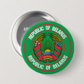 Emblem der Belarus-Runde Button (Vorne & Hinten)