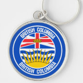 Emblem der British Columbia-Runde Schlüsselanhänger (Vorne)