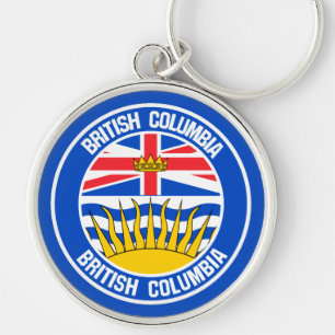Emblem der British Columbia-Runde Schlüsselanhänger