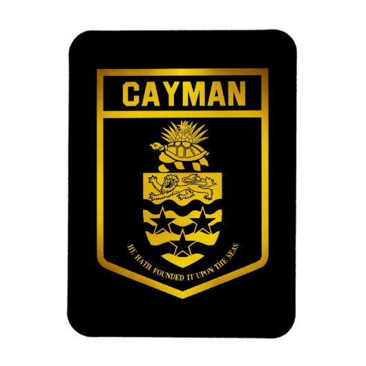 Emblem der Cayman-Inseln Magnet (Vertikal)
