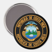 Emblem der Costa Rica Magnet (Vorderseite/Rückseite)