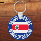 Emblem der Costa Rica Schlüsselanhänger (Vorderseite)