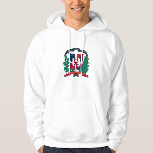 Emblem der Dominikanischen Republik Hoodie (Vorderseite)