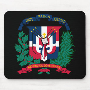 Emblem der Dominikanischen Republik Mousepad