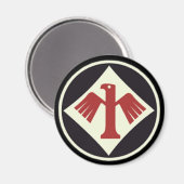 Emblem der Einheit WW2 der Luftwaffe I/JG1 Magnet (Vorderseite/Rückseite)