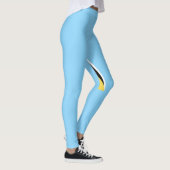 Emblem der Fahne Saint Lucia Leggings (Rechts)