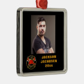 Emblem der Feuerwehr Ornament Aus Metall (Rechts)