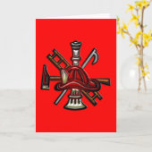 Emblem der Feuerwehr und Rettungsabteilung Karte (Gelbe Blume)