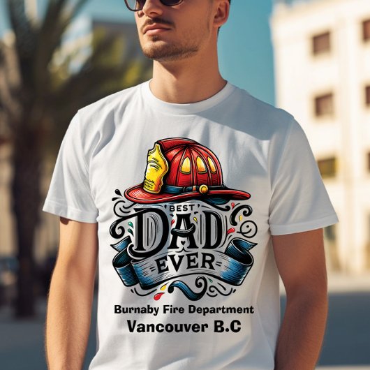 Emblem der Feuerwehrfamilie Vancouver T-Shirt
