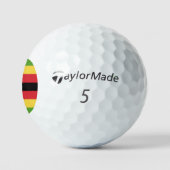 Emblem der Flagge von Simbabwe Golfball (Logo)