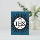 Emblem der Gesellschaft Jesu (Stehend Vorderseite)