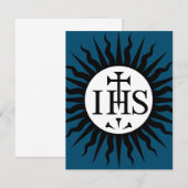 Emblem der Gesellschaft Jesu (Vorne/Hinten)