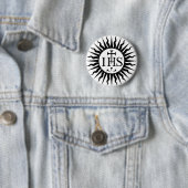 Emblem der Gesellschaft Jesu Button (Beispiel)