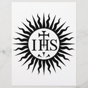 Emblem der Gesellschaft Jesu Flyer
