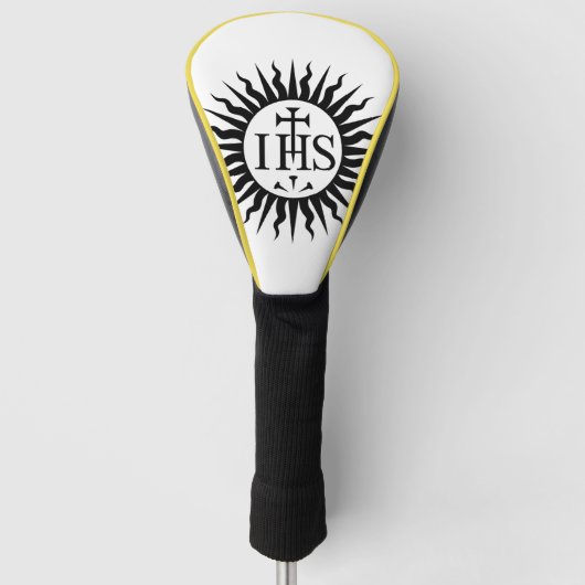 Emblem der Gesellschaft Jesu Golf Headcover (Vorderseite)