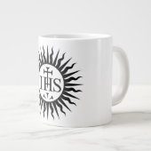 Emblem der Gesellschaft Jesu Jumbo-Tasse (Vorderseite Rechts)